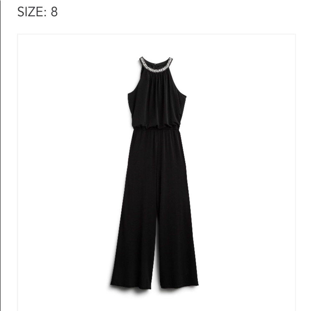 Wisp Embellished Collar Jump Suit - BNWT - Size 8
